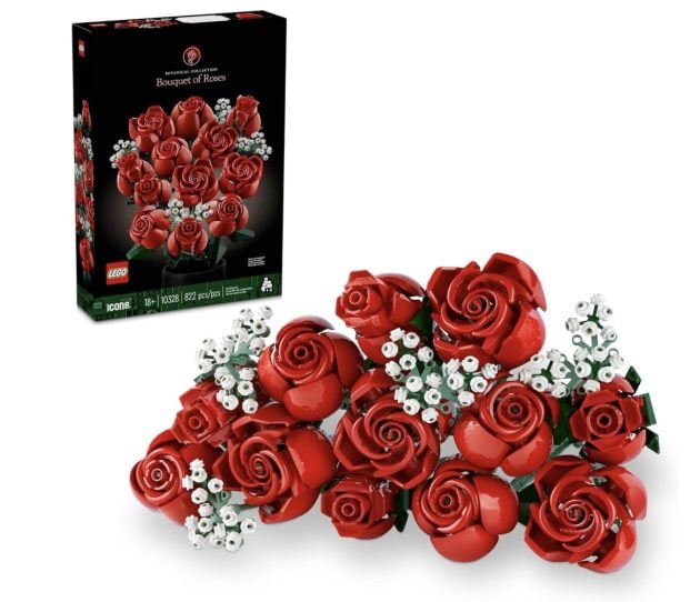 LEGO Botanicals Bouquet of Roses Artificial Flowers